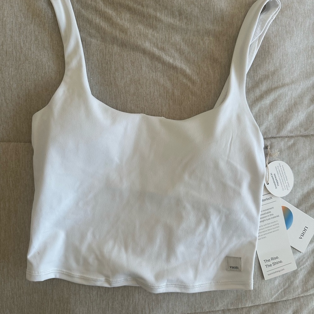 Vuori White Tank Top